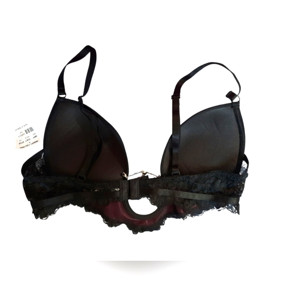 Fredericks Of Hollywood Black Lace Bra 34C